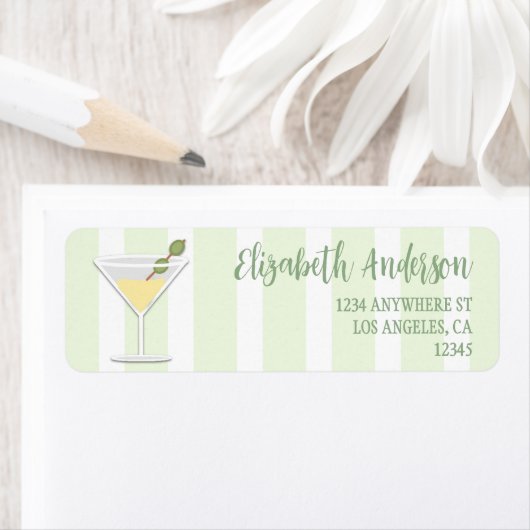 Tini One Baby Shower Return Address ラベル (インサイチュ)