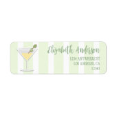 Tini One Baby Shower Return Address ラベル (正面)