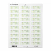 Tini One Baby Shower Return Address ラベル (フルシート)