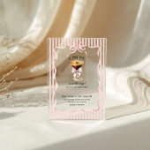 Tini One Bow Coffee Espresso Martini Baby Shower アクリル招待状