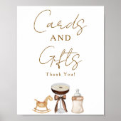 Tini One Espresso Martiniカードギフトベビーシャワー ポスター (正面)