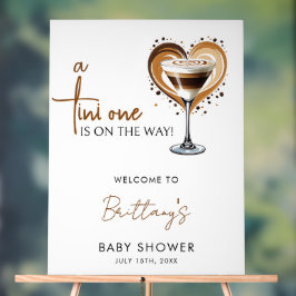 Tini One Espresso Martini Baby Showerへようこそ アクリルサイン