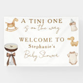 Tini One On The Way Espresso Martini Baby Shower 横断幕 (横)