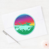 Tinidril Bodysurfシール ラウンドシール (封筒)