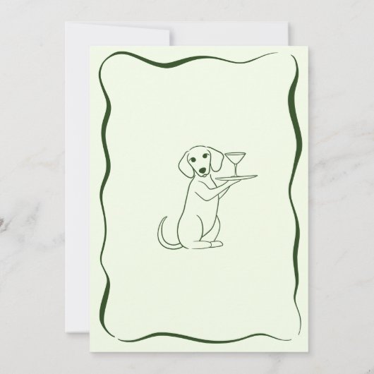 Tinis and Weenies Birthday Woman 招待状 (裏面)