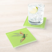 Tinker Bell Glass Coaster ガラスコースター (アングル)
