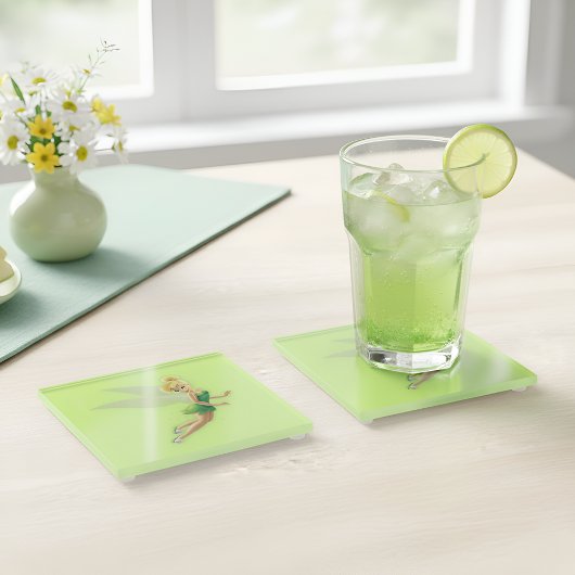 Tinker Bell Glass Coaster ガラスコースター