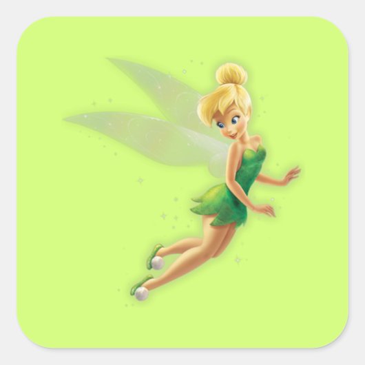 Tinker Bell Sticker スクエアシール (正面)