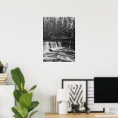 Tinkers 素晴らし Creekの秋(b&wポスター) ポスター (ホームオフィス)