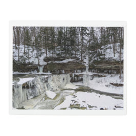 Tinkers 素晴らし Creek on Metalの滝(縁どなし) メタルプリント