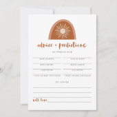 TINLEYテラコッタレインボーアドバイス&プレディメンジョンInv 招待状 (正面)