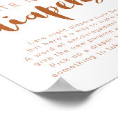 TINLEYテラコッタレインボーレイトナイトオムツ ポスター (角)