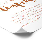 TINLEYテラコッタレインボーレイトナイトダイアパーズポステ ポスター (角)