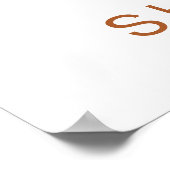 TINLEYボホテラコッタレインボーサンベビーシャワー ポスター (角)