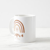 TINLEYママ設立テラコッタレインボー コーヒーマグカップ (正面左)