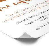 TINLEY Boho Rainbow 1st誕生日タイムカプセルポス ポスター (角)