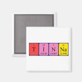 Tinna周期表名磁石 マグネット (正面/裏面)