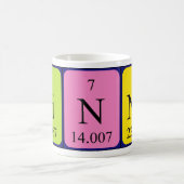 Tinna周期表名mug コーヒーマグカップ (中央)