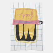 Tinned Fish Kitchen Towel キッチンタオル (縦)