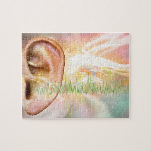 Tinnitus、コンセプチュアルコンピュータアートワーク。 ジグソーパズル (横)