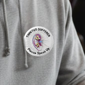 Tinnitus Sufferer Please Speak Up Hearing Conditi 缶バッジ