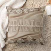 TINO刺繍バラ装飾用クッション クッション (ブランケット)