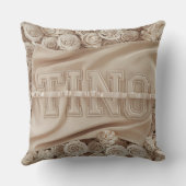 TINO刺繍バラ装飾用クッション クッション (裏面)