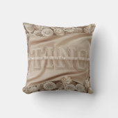 TINO刺繍バラ装飾用クッション クッション (正面)