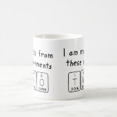 Tino定期テーブル名mag コーヒーマグカップ (中央)