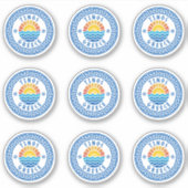 Tinos Island, Greece Multiple Packシール シール (正面)