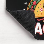 Tinsel And Tacos Cute Christmas Mexican Food Fun  マウスパッド (コーナー)
