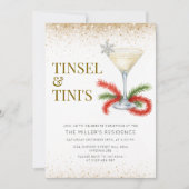 Tinsel and Tinis Christmas Holiday Party 招待状 (正面)