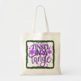 tinsel in a tangle トートバッグ