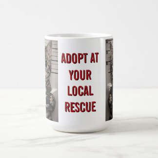 Tinsel the Christmas Kitten コーヒーマグカップ