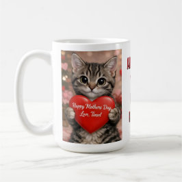 Tinsel the Christmas Kitten HAPPY MOTHERS DAY! Mug コーヒーマグカップ