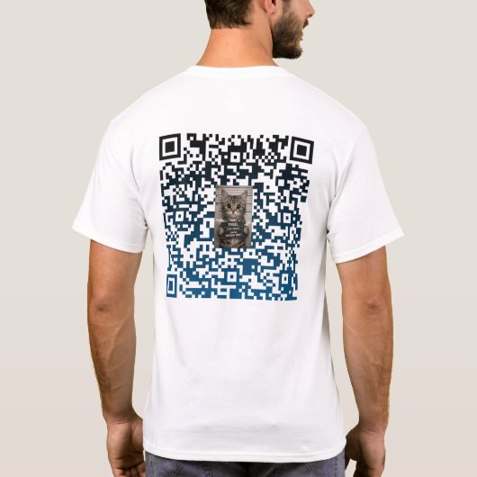 Tinsel the Christmas Kitten Tシャツ (裏面)