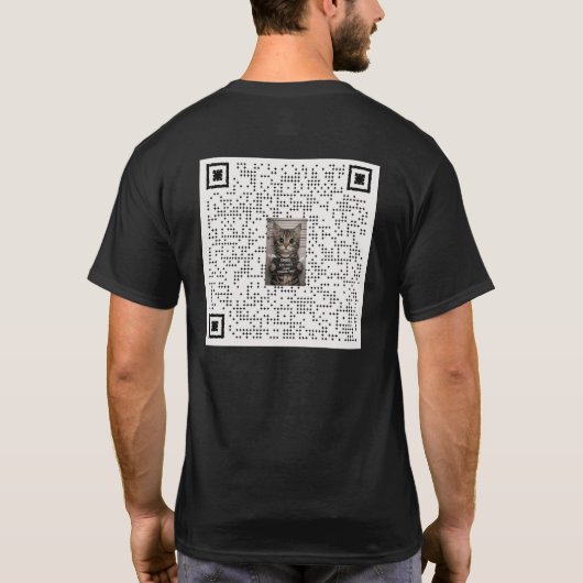 Tinsel the Christmas Kitten T-Shirt Tシャツ (裏面)