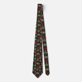 Tinsel Town - Men's Christmas Custom Necktie ネクタイ (正面)