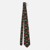 Tinsel Town  - Men's Christmas Custom Necktie ネクタイ (裏面)