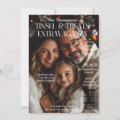 Tinsel & Treets Exvasanza Magazineカバーフォト 招待状 (正面)