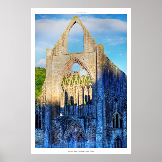Tintern Abbey VII, Cistercian Monastery Wales ポスター (正面)