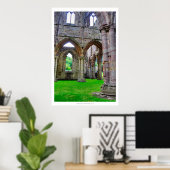 Tintern Abbey VIII、Cistercian Monastery Wales ポスター (ホームオフィス)