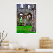 Tintern Abbey VIII、Cistercian Monastery Wales ポスター (キッチン)