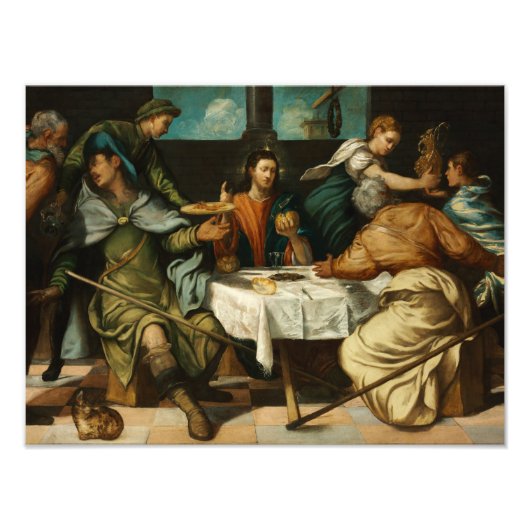 Tintoretto – エマウスの夕食 フォトプリント            (正面)