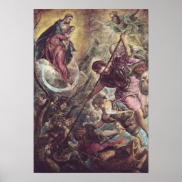 Tintoretto – Archangel Michael Fights Satan ポスター
