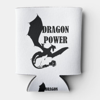 Tintta derramada forma Dragon en negro 2 缶クーラー