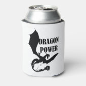 Tintta derramada forma Dragon en negro 2 缶クーラー (缶裏面)