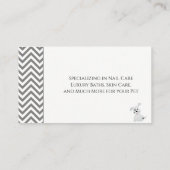 TinTubトリマーカードにモモグラムペット犬 名刺 (裏面)