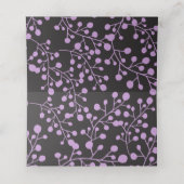 TINYつる植物バルミツワーシーティングテーブルエスコートカード プレイスカード (内部開封)