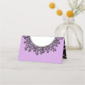 TINYつる植物バルミツワーシーティングテーブルエスコートカード プレイスカード (裏面)